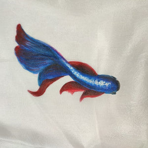 betta red & blue